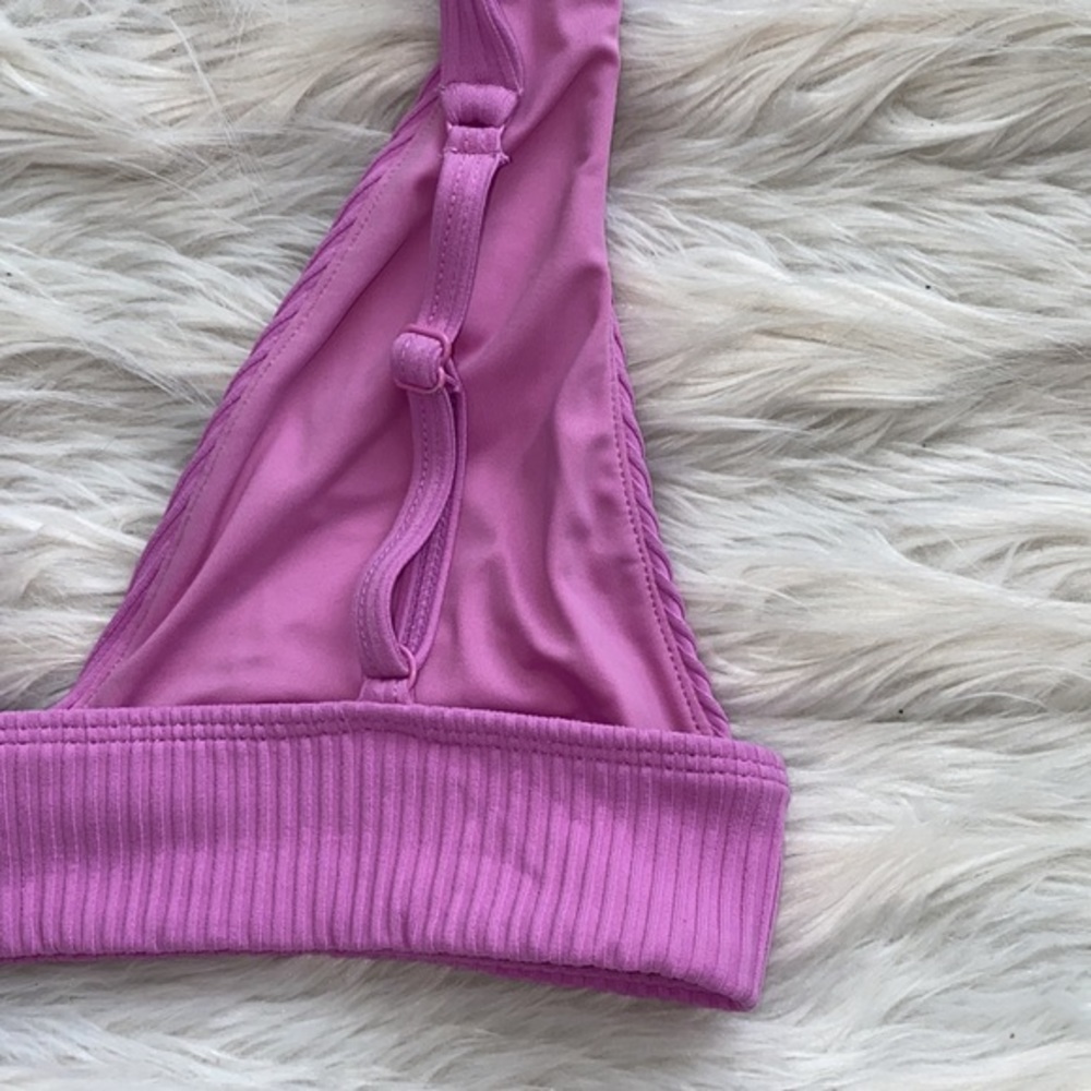 PacSun | Ribbed Banded Triangle‎ Bikini Top - Picture 7 of 8